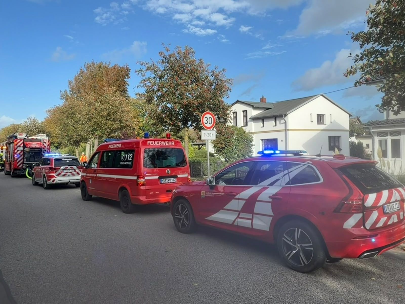 Wohnungsbrand in Ahrenshoop – überörtliche Hilfe – Bild 3 von 3